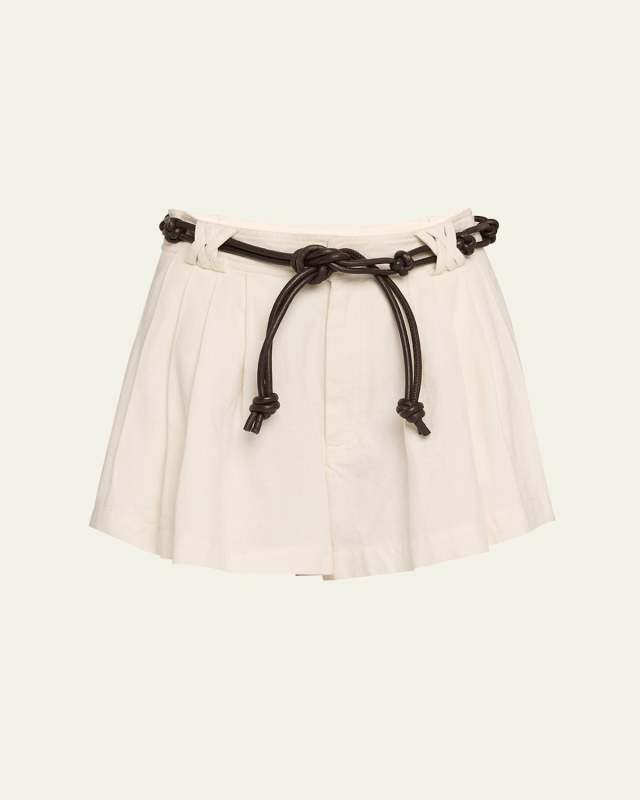 Shai Belted Shorts